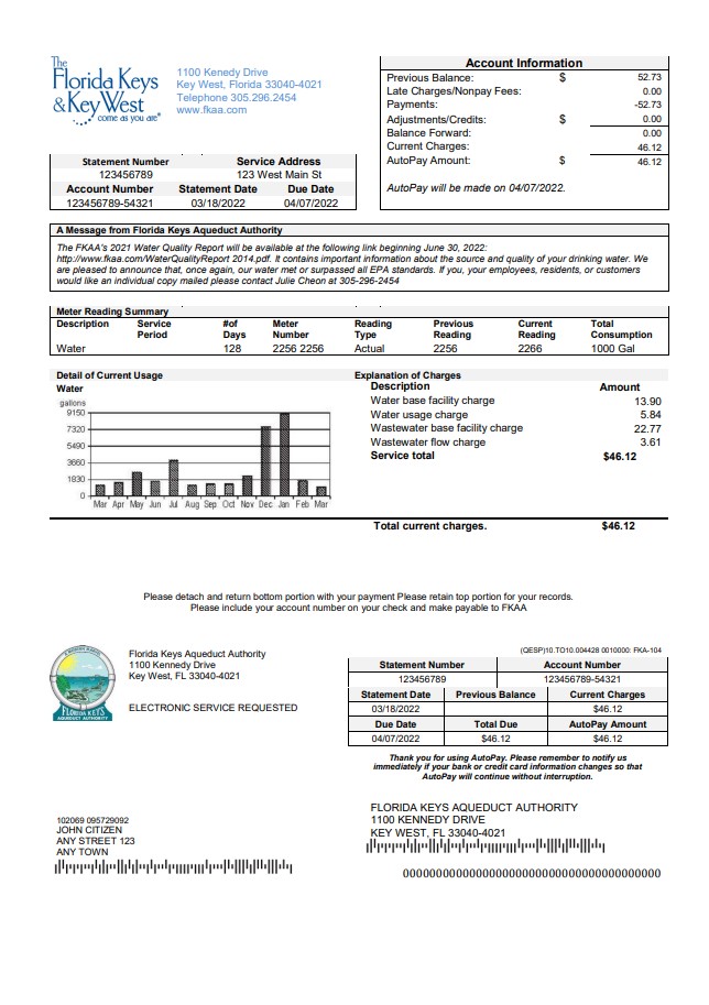 Minol USA business utility bill 